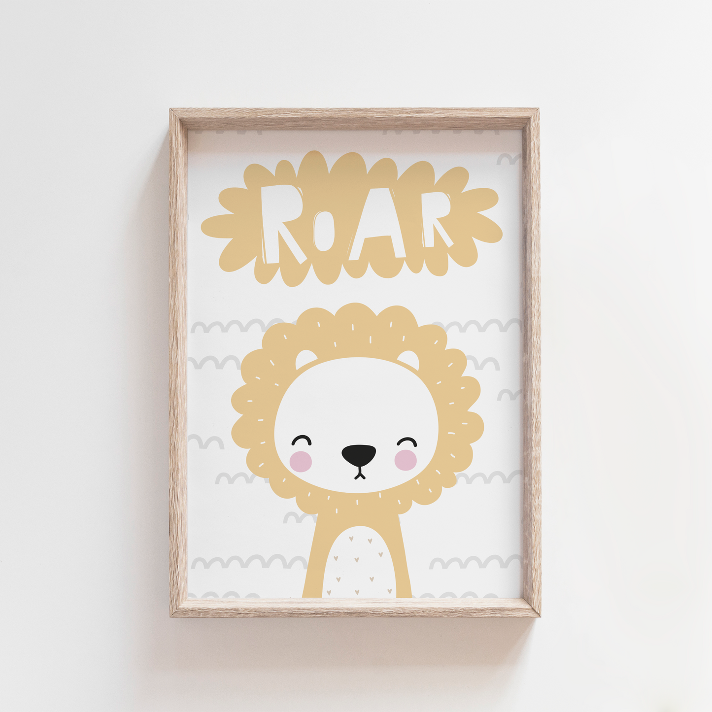 Little Lion Roar A3 Print
