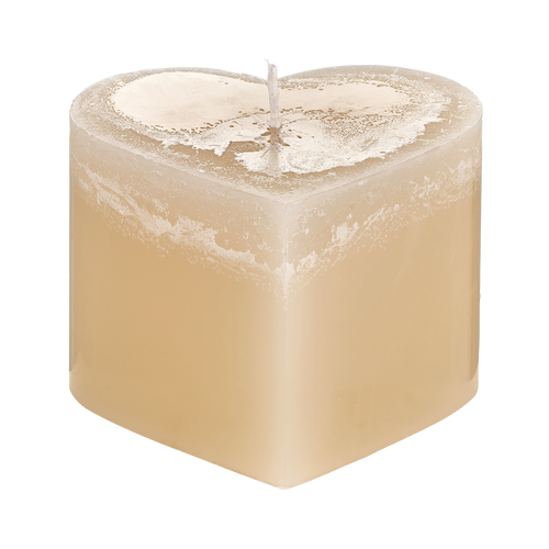 100% Recycled Wax Heart Candle