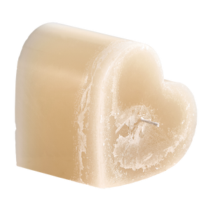 100% Recycled Wax Heart Candle