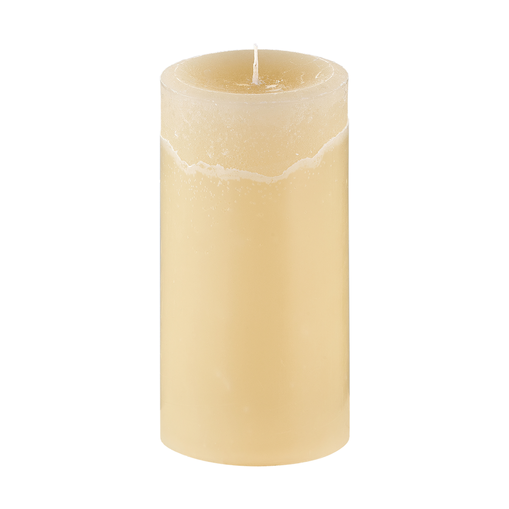 100% Recycled Wax Pillar Candle