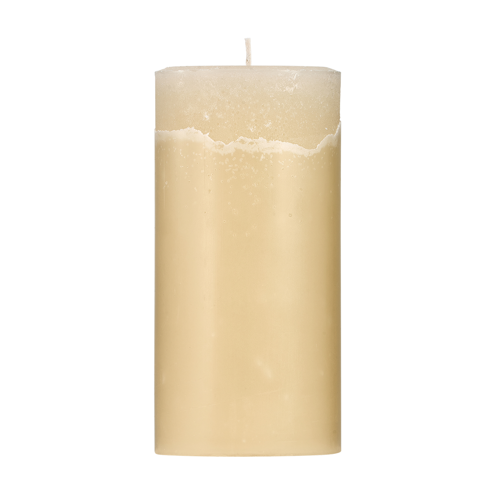 100% Recycled Wax Pillar Candle