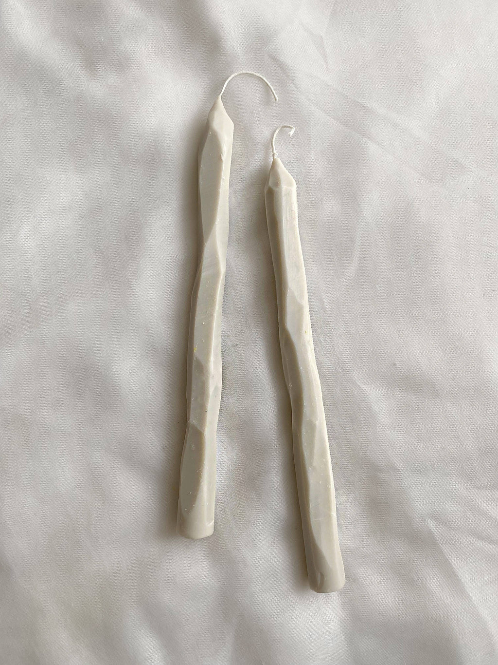 Hand Carved Tapered Candle Stick - Stone