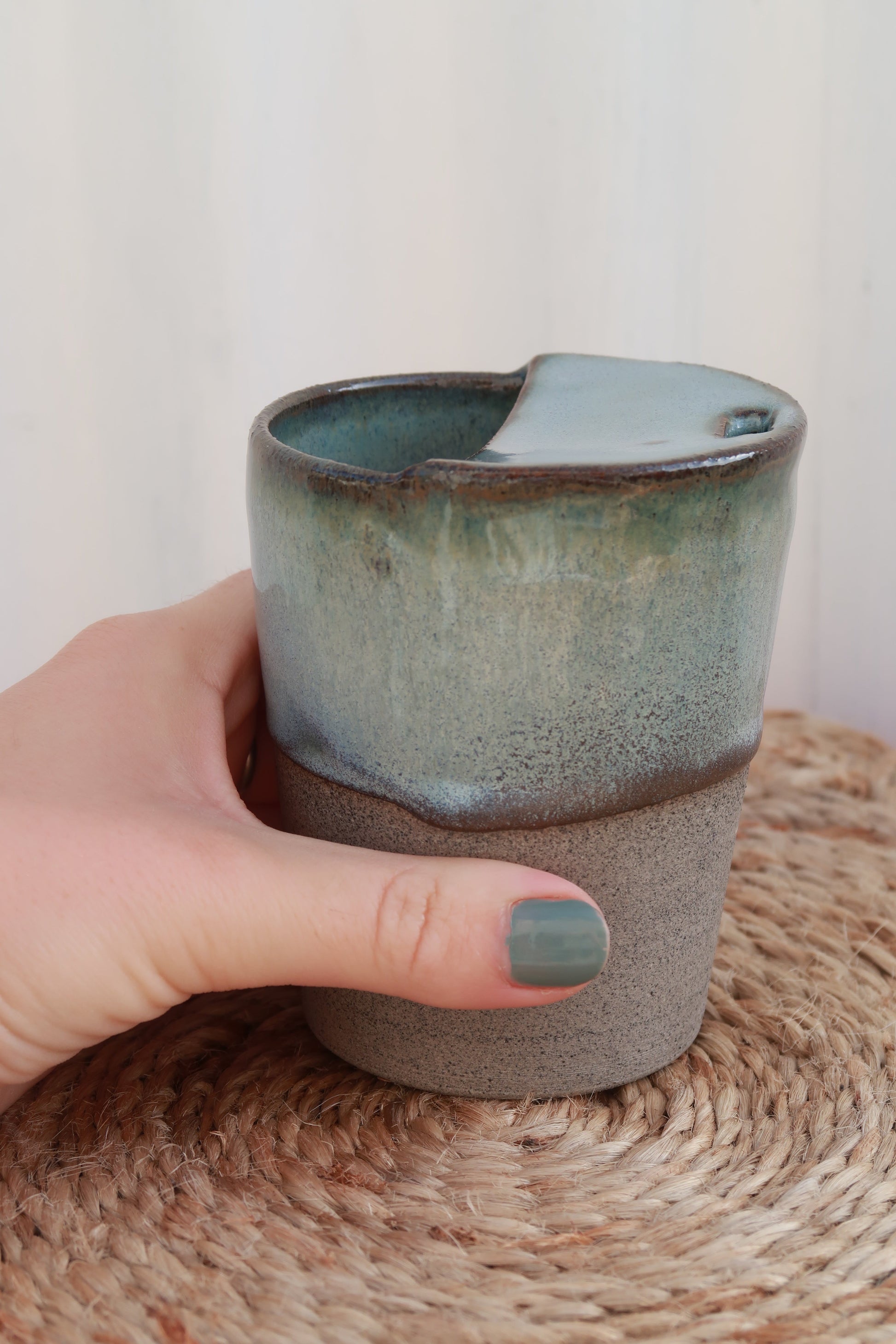 Handmade Ceramic Travel Mug