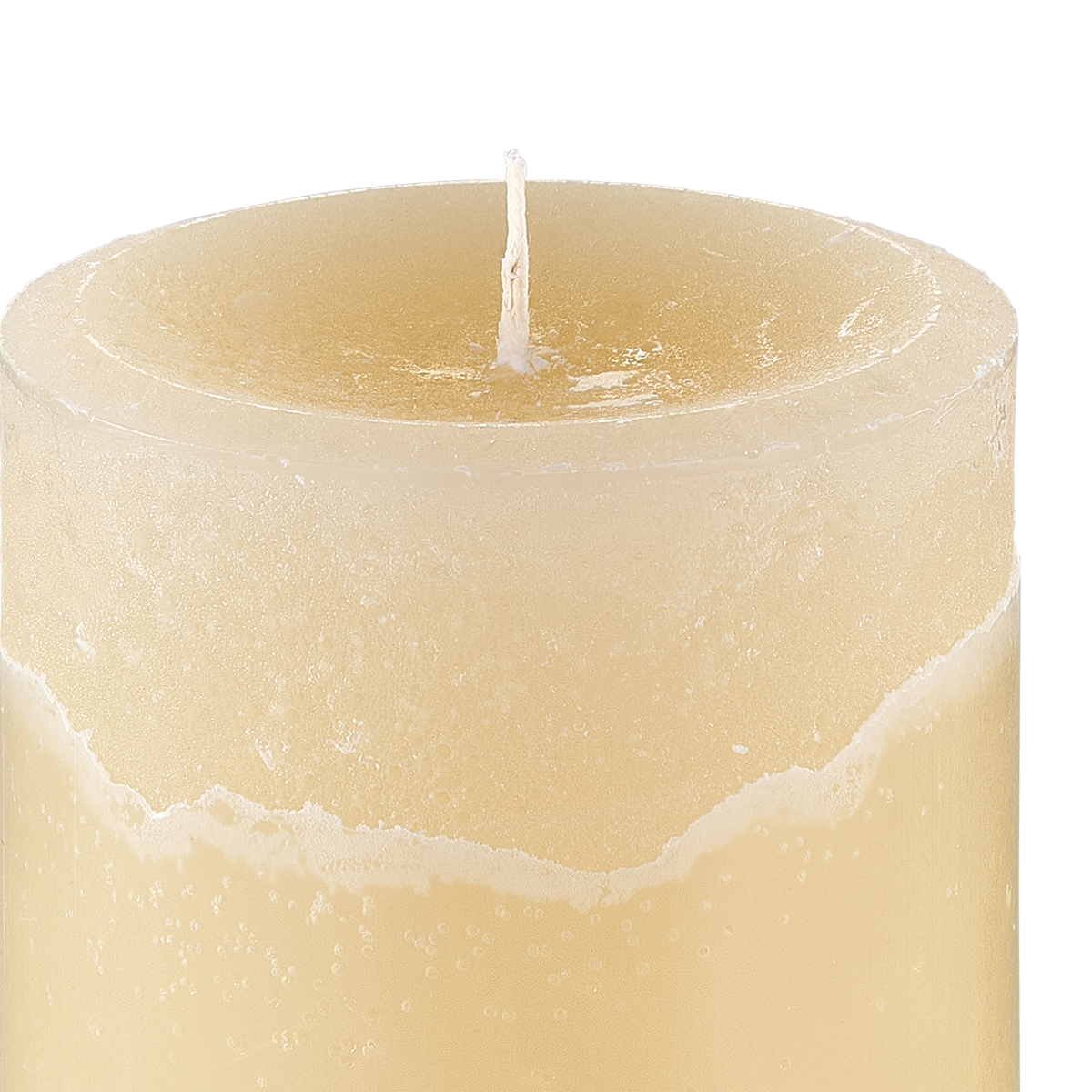 100% Recycled Wax Pillar Candle