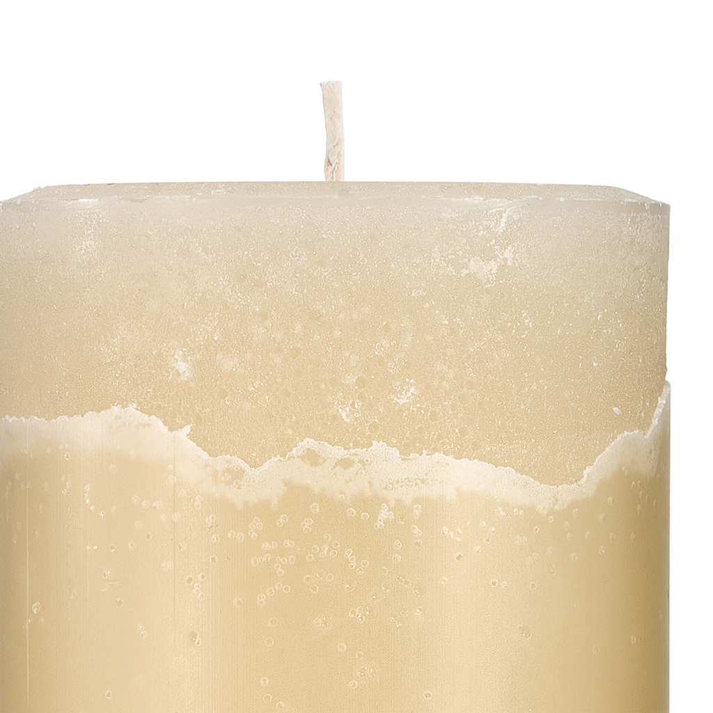 100% Recycled Wax Pillar Candle